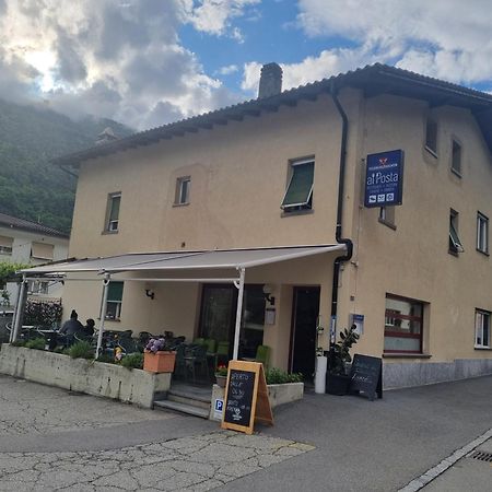 Ristorante Pizzeria Al Posta, Con Alogio Hotel Malvaglia Exterior photo