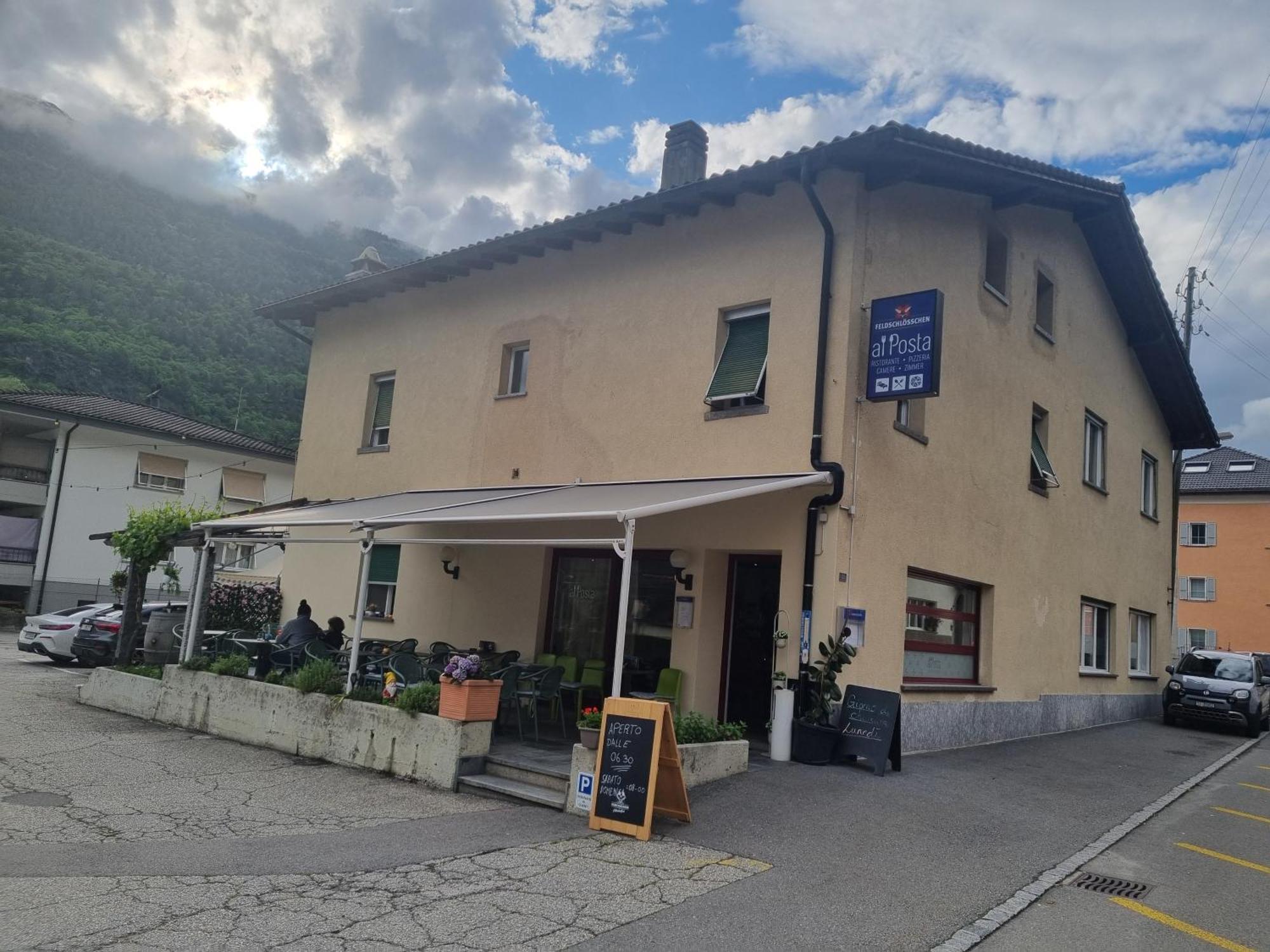 Ristorante Pizzeria Al Posta, Con Alogio Hotel Malvaglia Exterior photo